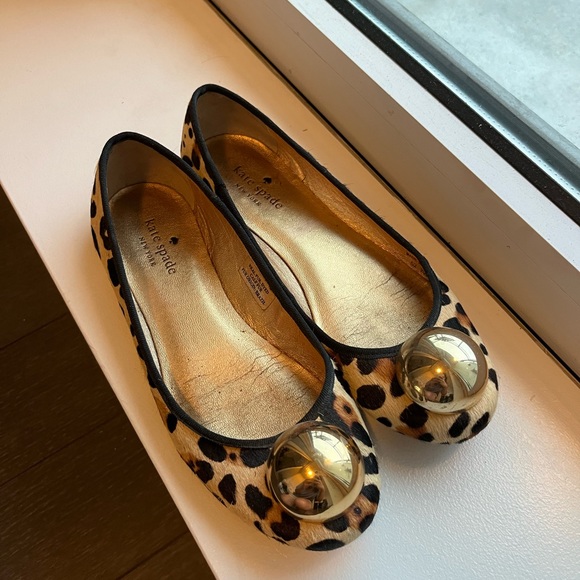Kate spade leopard flats - Picture 1 of 2